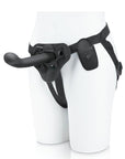 Pegasus 6" Rechargeable P-spot G-spot Peg W-adjustable Harness & Remote Set - Black - Realvibes