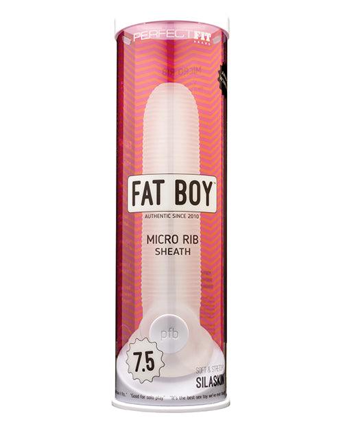Perfect Fit Fat Boy Micro Ribbed Sheath 7.5" - Realvibes