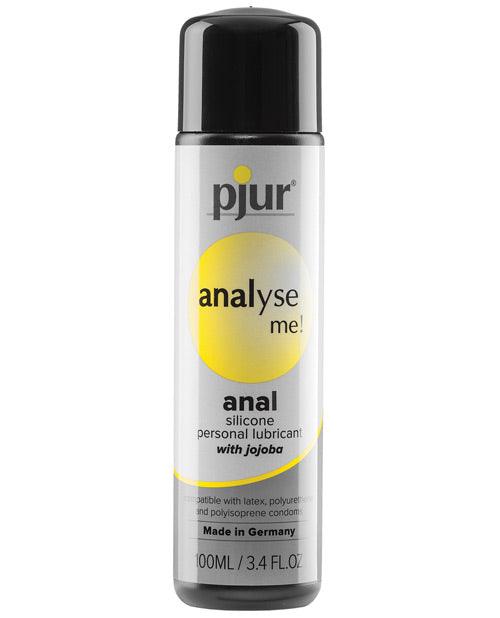 Pjur Analyse Me Silicone Personal Lubricant, Silky-Smooth Sensation, Long-Lasting Lubrication, Extended Intimacy, Enhanced Comfort, Dermatologically Tested, 100ml Bottle
