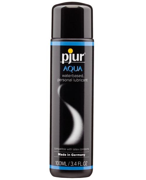 Pjur Aqua water-based personal lubricant, 100 ml bottle.