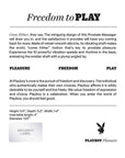 Playboy Pleasure Come Hither Prostate Massager - 2 Am Back of Box