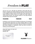 Playboy Pleasure Spinning Tail Teaser Butt Plug Back of Box