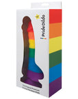Pride Dildo W-balls - Rainbow - Realvibes