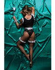 Step into a world of fantasy and desire with the captivating Role Play Mischievous Maid 6 Pc Set.