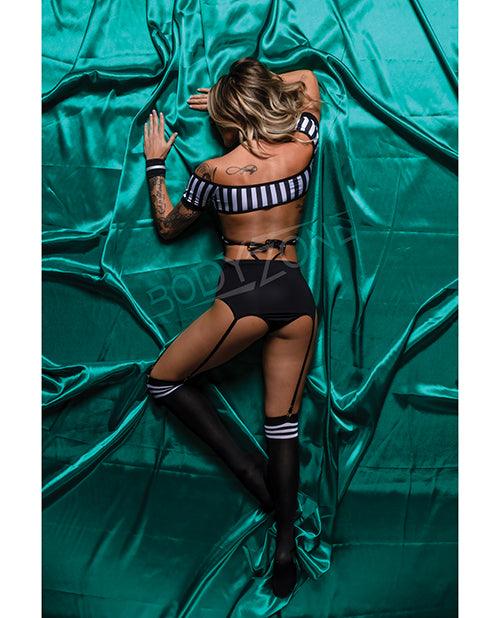 Take charge, blow the whistle on seduction, and indulge in thrilling role-play adventures with the captivating Role Play Risque Referee 6 Pc Set.
