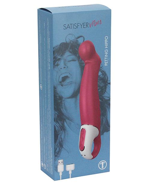 Satisfyer Vibes Petting Hippo Pink G Spot Vibrator Box