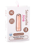 SENSUELLE JOIE BULLET IN GIFT BOX - 15 FUNCTION ROSE GOLD