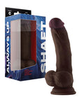 Shaft Model C Flexskin Liquid Silicone 8.5" Curved Dong W-balls Box