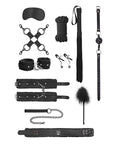 Shots Ouch Intermediate Bondage Kit - Black - Realvibes