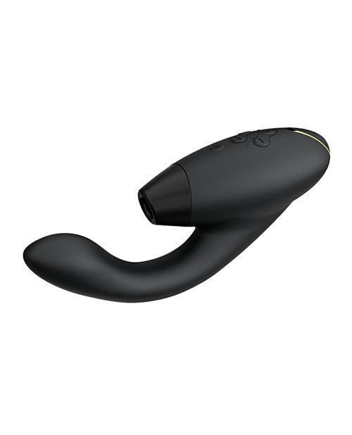 Indulge in simultaneous pleasure with the Womanizer Duo 2 - Your ticket to G-spot and clitoral ecstasy!