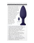 Zero Tolerance Wicked Twister Anal Rechargeable Butt Plug