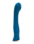 Stylish and ergonomic design of the Nu Sensuelle Deep Turquoise Calypso G-spot vibrator.