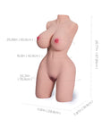 Saffron Huge Breast Adult Torso Sex Doll Dimensions