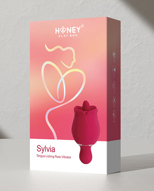 Sylvia Tongue Licking Rose Vibrator Box