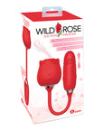 Dual-ended Wild Rose & Thruster Vibrator with air-pulsation technology and 10-speed telescopic thruster for versatile pleasure.