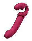 Lovense Lapis Vibrating Strapless Strap On - Pink
