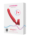 Lovense Mission 2 Touch-Sensitive Tech - Red