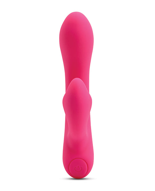 Compact and travel-friendly warming mini rabbit vibrator for pleasure on the go.