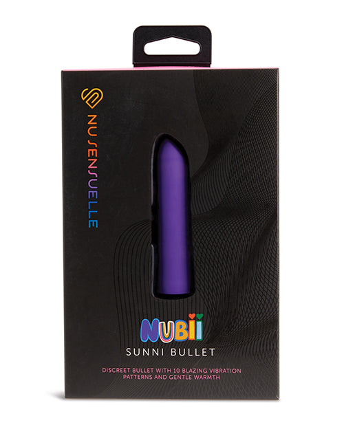 Experience warmth like never before with the Nu Sensuelle Sunni Nubii Warming Bullet.
