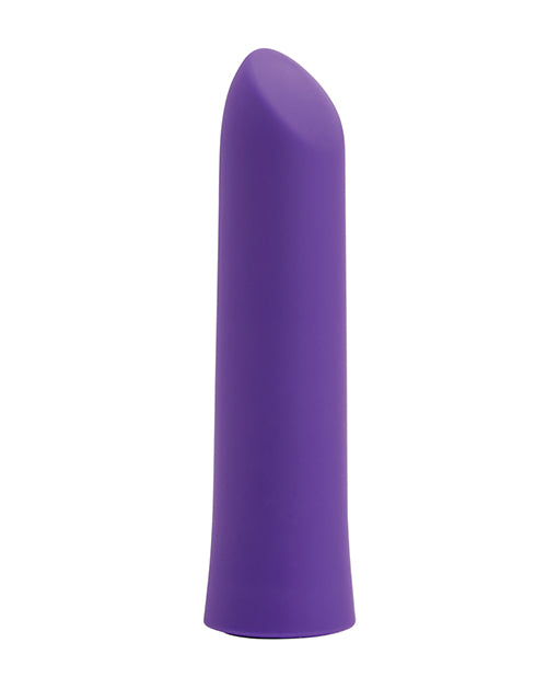Compact and travel-friendly warming bullet vibrator for pleasure on the go