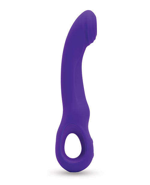 Close-up image of the Nu Sensuelle Rhapsody vibrator, highlighting its tapping feature.