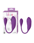 Nasstoys Blaze Triumph in purple: Ergonomic curved design with textured head for intimate stimulation.