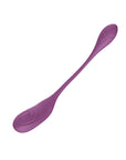 Close-up of purple Blaze Triumph, showcasing soft silicone texture and contoured shape.