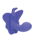 CalExotics Connect Venus Butterfly: Pink silicone dual-motor stimulator with butterfly-shaped design.