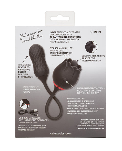 French Kiss Elite Siren Back of Box