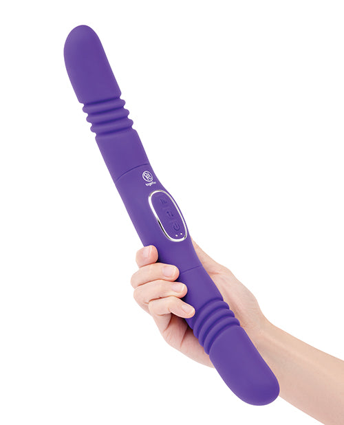 Together Double Delight: Double-ended couples' vibrator. 10 vibration levels, body-safe silicone. Available at Realvibes.co.
