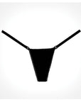 Adore Between The Cheats Velvet Panty Black O/s - Realvibes