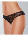 Adore Crush Lace Open Panty Black (One-Size) - Realvibes