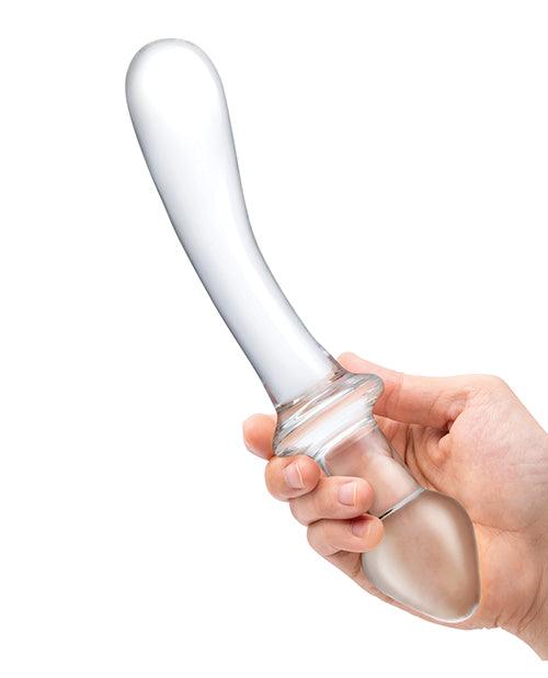 Glas 9" Classic Curved Dual Ended Dildo Curved Shaft for Targeted Pleasure