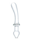 Glas 9" Classic Curved Dual Ended Dildo with Curved Shaft for Targeted Pleasure