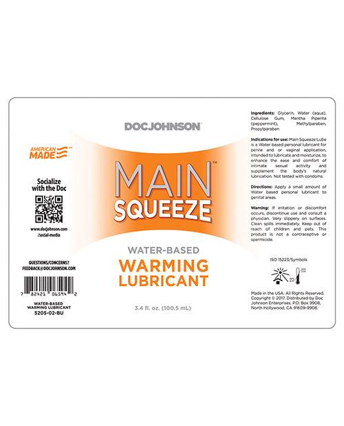 Ignite Your Passion with Main Squeeze Warming Water-based Lubricant