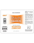 Ignite Your Passion with Main Squeeze Warming Water-based Lubricant