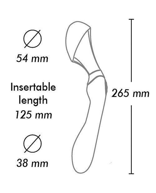 Shunga Zoa Intimate Massager Dimensions