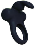 Vedo Frisky Bunny Rechargeable Vibrating Ring - Black Pearl - Realvibes