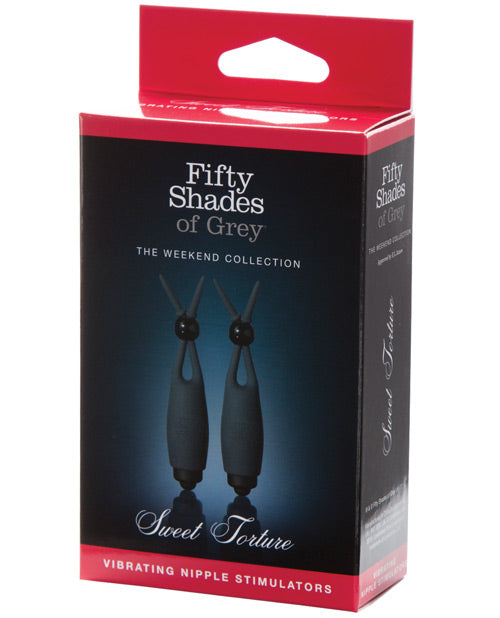 Fifty Shades of Grey Sweet Tease Vibrating Nipple Stimulators - Powerful and silky smooth nipple stimulators for intense pleasure and heightened sensitivity.