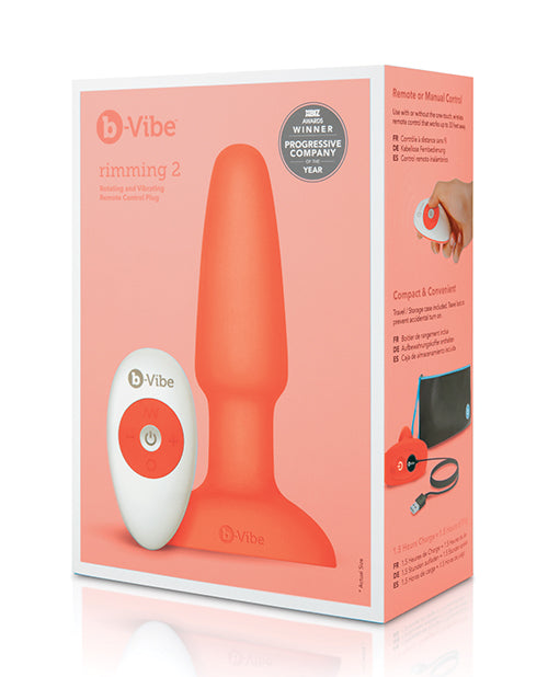 Explore new levels of pleasure with the B-Vibe Rimming Plug 2