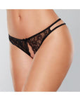 Adore Love Sick Open Lace Panty in Black for passionate desires