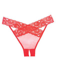Indulge in the allure of elegance with the Adore Sheer & Lace Desire Panty.