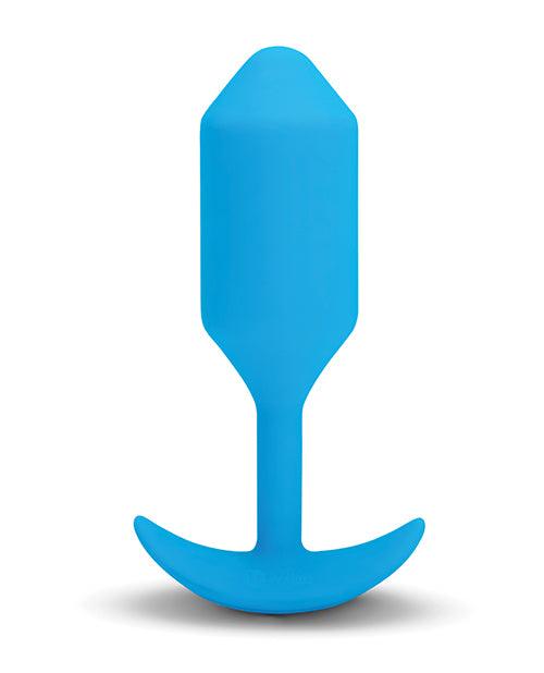 B-vibe Vibrating Snug Plug Blue