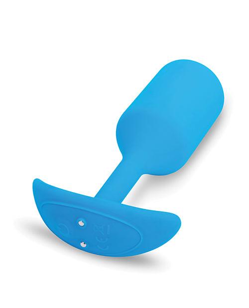 B-vibe Vibrating Snug Plug Blue