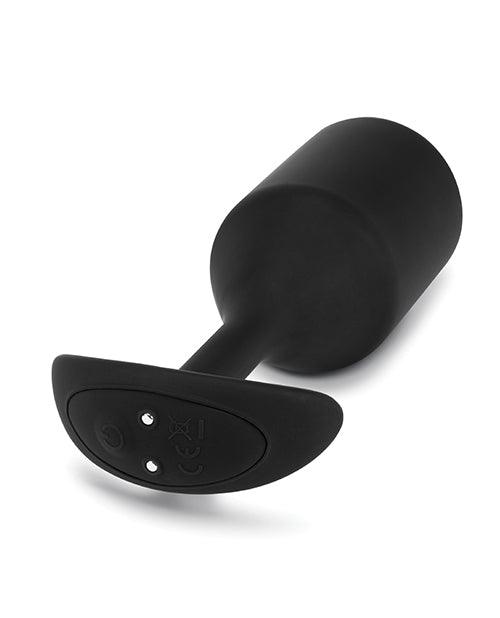 B-vibe Vibrating Snug Plug - Xxlarge Black - Realvibes