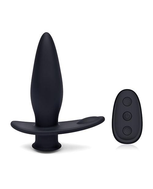 The Blue Line Vibrating Anal Plug Pointer delivers intense vibrations that will send shivers of pleasure through your body.