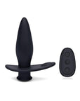 The Blue Line Vibrating Anal Plug Pointer delivers intense vibrations that will send shivers of pleasure through your body.