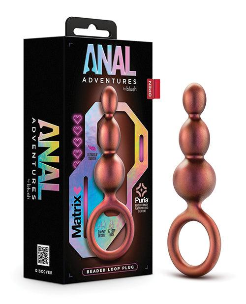 Blush Anal Adventures Matrix Beaded Loop Plug Box