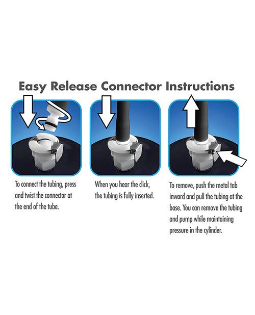 Blush Performance Vx6 Vacuum Penis Pump W-brass Pistol &amp; Pressure Gauge - Clear - Realvibes