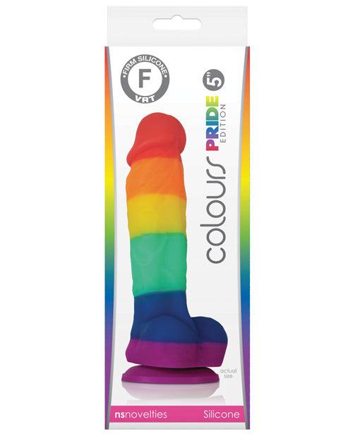 Colours Pride Edition 5" Dong W-suction Cup - Realvibes